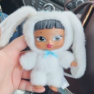 Adorable White Bunny Plush Doll